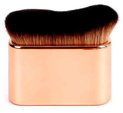Yoseng Self Tan Brush - Rose Gold Kabuki Brush for Body, Face & Hands - Vegan, Streak-Free Application, Multi-Use for Self Tanner, Sunscreen, Body Lotion