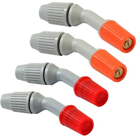 4 Pcs Adjustable Spray Nozzles,Garden Irrigation System Watering Hose Nozzle Sprayers Spares,Replacement Wand for 8MM Tubes Efficient Sprayer,for Watering Cleaning and Irrigation Systems in Gardens