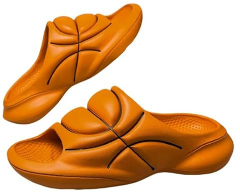 Pantuflas para hombre, sandalias para exteriores, zapatos de playa, zapatos deportivos de suela suave para mujer, pantuflas de suela gruesa para el hogar, Orange, 38/39 EU