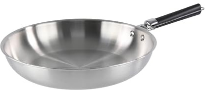 Kamberg - Stekpanna i rostfritt stål, 28 cm, avtagbart handtag - rostfritt stål 18/10 Triply - alla induktionshällar och ugn