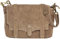 LucieElle Damen Ledertasche, Schulterriemen,Wildledertasche, Damen, Umhängetasche, Wildleder, italienisches Leder, Handtasche Damen Flory, taupe, 0 mois