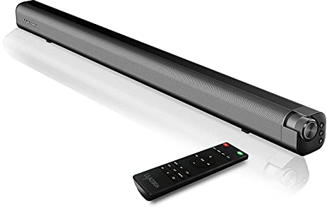 LEADSIGN Soundbar per TV, Altoparlante TV da 150W 94cm(37 pollici) Suono surround con bassi potenti, subwoofer integrato connessione Bluetooth/HDMI/ottica/Aux/Coaxial/USB