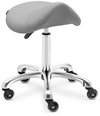 physa York mörkgrå sadelpall ergonomisk sadelpall kontor rullstol