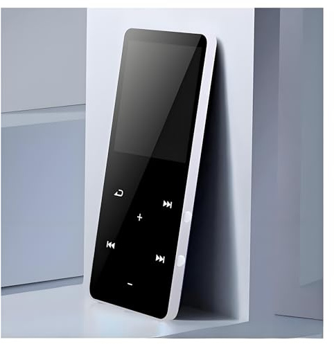 MP3-spelare, Bluetooth 5.0 1,8-tums Skärm MP4-spelare, 8 GB Minne 128 GB Expanderbar Bärbar Musikspelare Support Spelinspelning Elektronisk Bokfilm, 30 Timmars Uppspelning (Vit)