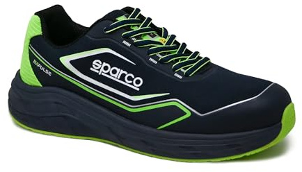 SPARCO - Teamwork Willen ESD S1PS SR FO HRO - Chaussures de sécurité pour Hommes - Style Course à Pied Confortables et Respirantes - intérieur/extérieur - 36 EU
