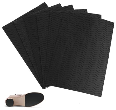 6 Pezzi Cuscinetti Antiscivolo per Scarpe, Suola Scarpe Gomma, Suola Pads Antiscivolo, Protezioni Autoadesive per Suole, Protezioni per Suole Delle Scarpe per Suole per Tutte le Taglie