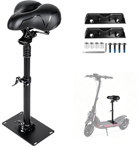MIGUBIGU 1 PCS Siege Trotinette Electrique Compatible avec Ninebot ZT3 Pro, Selle Trottinette Électrique Réglable 45-65CM, Accessoire Scooter pour Scooter Electrique Adulte, Pliable