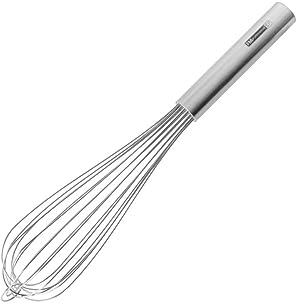 Fackelmann FM Professional 21888 Fouet, Fouet cuisine, Fouet inox, Fouet professionnel, Ustensile de cuisine, Acier inoxydable, Argenté, 35 cm