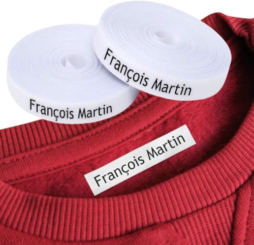 100 Étiquettes stickers thermocollantes pour vêtements, tissu à repasser, idéales pour enfants, écoles et crèches