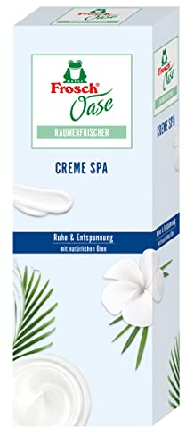 Frosch Oase Raumerfrischer Creme Spa, Raumduft mit verwöhnender Spa-Note, Design-Flakon 90 ml, 1er Pack (1 x 90 ml)