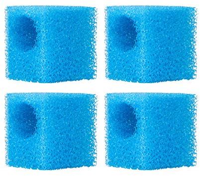 IREENUO Fish Tank Filter Sponge for 500L/H & 1500L/H4 in 1 Aquarium Filter Pump (4PCS)