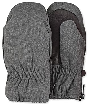 Sterntaler Unisex Kinder Daumen und seitlichem Reißverschluss Fäustlinge, Anthrazit Melange, 3