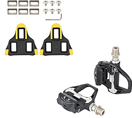 Fututech 1 Paire Pédale Automatique Cales SPD-SL pour Vélo de Route Pédale Anti-Glisse pour Vélo de Course Équipement de Cyclisme Accessoire Vélo