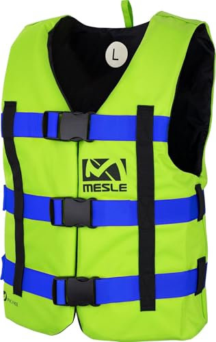 Mesle Schwimmweste Erwachsene Rental H600, Robuste Schwimmhilfe für Kommerziellen Verleih, Herren & Damen, 50N Auftriebsweste Sup, Kajak, Prallschutzweste Wakeboard, Wasserski, Jetski