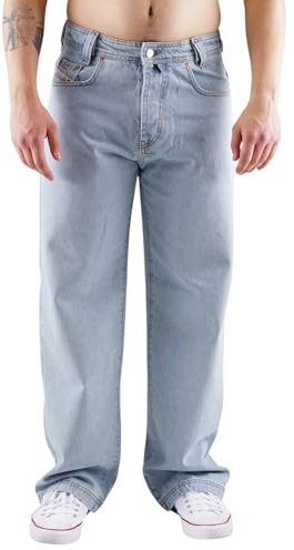 Picaldi® Zicco 474 säckiga jeans | lös och säckig passform | raka ben | lösa och breda byxor, Salvador, 32W x 30L