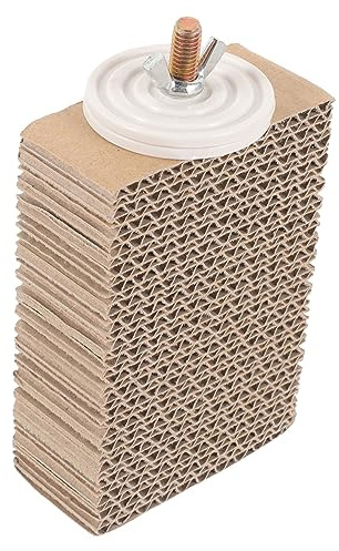 DOITOOL Plataforma para Pájaros Soporte de Cartón Corrugado para Percha Plataforma de Ejercicio para y Cacatúas Accesorios para Jaulas Juguete para Masticar y Entretener Aves Adecuado para Periquitos