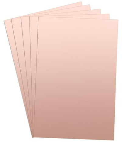 QUARKZMAN 5Stk 300x200mm Doppelseitig Kupfer Kaschiert Laminat PCB Leiterplatte FR4 1.5mm Dicke Basteln Prototyping Leiterplatte