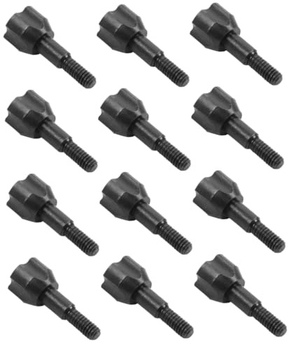 Xweptuy Metal Arrow Tips Archery Arrowheads Broadheads Stump Arrow Head with Storage Case 12PCS