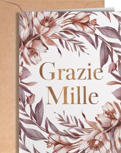 Biglietti di Auguri per Tutti – Biglietto di Ringraziamento – Biglietti di Ringraziamento per insegnante uomo o donna – Regalo originale per dire grazie a qualcuno - EU 129