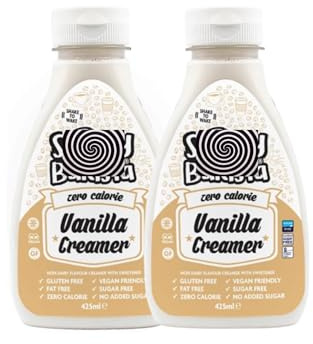 Vanilla Coffee Creamer Bundle – 2 × 425 ml Bottles with E‑Ficci Thank You Card – Sugar Free Non‑Dairy Creamer