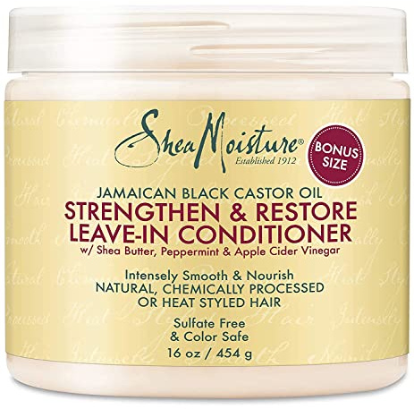 Shea Moisture Jamaikanisch Schwarzes Rizinusöl Stärken Sie das Wachstum und Restaurierung Haarspülung, 454 g