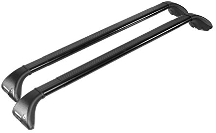 NORDRIVE N15016 Snap Steel, Coppia Barre portatutto telescopiche in Acciaio - L - 100÷136 cm