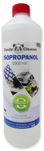 PandaCleaner Isopropanol/Reinigungsalkohol - 1000ml - Reinigungsflüssigkeit für Haushalt, Handwerk & Industrie - Mit Dosiervorrichtung