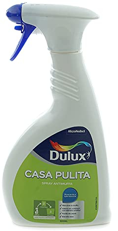 Dulux Casa Pulita, Spray Antimuffa Igienizzante per Interni, inodore Pronto Uso 500 ML, Incolore
