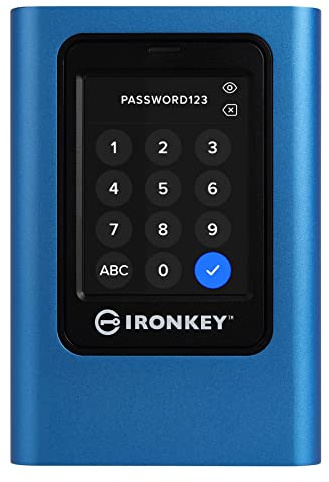 Kingston IronKey Vault Privacy 80 - External SSD - FIPS 197 Certified & XTS-AES 256-bit Encrypted- Up to 250MB/s read, 250MB/s write - IKVP80ES/480G