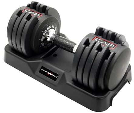 CAP Barbell 55lb Single ADJUSTABELL Dumbbell