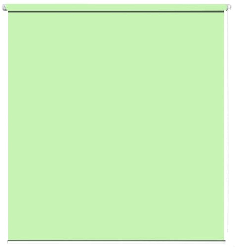 Tende a Rullo Su Misura 30 x 210 cm Tenda a Rullo Termica Oscurante, Tapparella Avvolgibile, Avvolgibile poliestere Isolamento Termico per Camera da Letto, Soggiorno, Verde Tenero