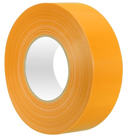 PATIKIL Nastro per Campo di Pickleball 50mm x 72M, Kit di Marcatura del Campo da Pickleball per Campi Tennis Interno/Esterno Pallavolo Badminton, Giallo