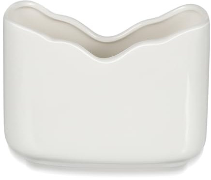 DECHOUS Keramischer Serviettenhalter Wellenform Modernes Design Tisch Napkin Holder Küchenpapierhalter Serviettenspender Für Zuhause Restaurant
