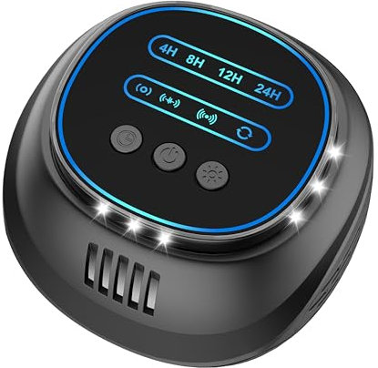 IEEILULU Ultraschall Maus und Ratten 360°, 4 Arbeitsmodi Nagetiermäuse Vertreiben Einstecken mit Stroboskoplichtern, Gerät Ultraschall für Ratten mit Timing-Funktion Mäusevertreiber Rattenabwehr