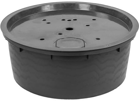 Pisces 150 Litres Sump With Lid, Round Tub for Pond Pebble Pool Water Feature Reservoir – 88cm Diameter