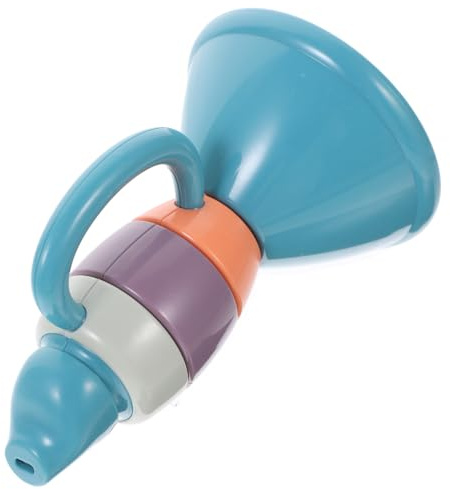 Toyvian Tromba Giocattolo per Bambini Strumenti Musicali Educativi in Abs Leggero Forma a Corno Adatta per Compleanni Facile da Trasportare e Suono Potente
