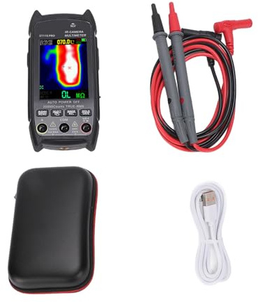 Eacam Multimetro per Termocamera Portatile Risoluzione a Infrarossi per Elettricisti Tecnici Design Compatto