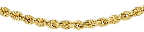 CARISSIMA Damen-Kordelkette 9ct 40 Rope Chain 375 Gelbgold 51cm/20zoll