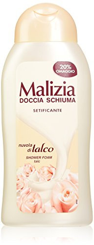 Malizia, Espuma de ducha Nube de Talco, 250 + 50 ml