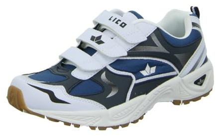 Lico Bob V, Scape per Sport Indoor Unisex - Bambini e ragazzi, Bianco Blu Navy, 36 EU