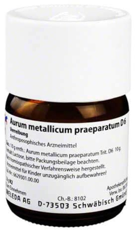 AURUM METALLICUM PRAEPARATUM D 6 Trituration 50 g