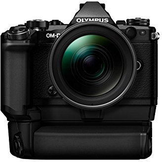 Olympus OM-D E-M5 Mark II Kit, Micro Four Thirds Systemkamera (16.1 Megapixel, 5-Achsen Bildstabilisator, elektronischer Sucher) + M.Zuiko 12-40mm PRO Universalzoom + Power-Akkuhalter & Akku, schwarz