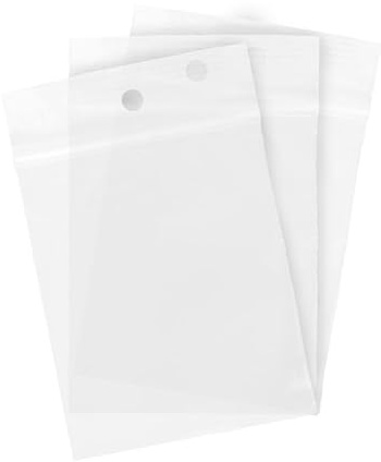 IMBALLAGGI 2000 - Buste Trasparenti Richiudibili con Chiusura a Zip - Sacchetti in Plastica per Alimenti, Oggetti e Documenti, Alta Qualità e Resistenza (100, 5x6cm)