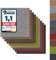 casa pura Design Teppichfliesen Moskau 50x50 cm selbstliegend - 6 m² Set - strapazierfähiger Teppich Bodenbelag mit hochwertigem Schlingenflor - antistatisch mit Bitumen Rücken (Anthrazit, 24 Stück)