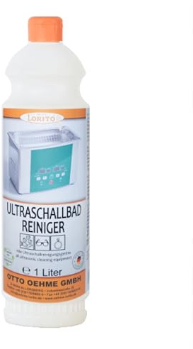 Lorito Ultraschallbadreiniger 1 L - Ultraschallreiniger Konzentrat für Münzen, Schmuck, Brillen und Uhren, Schonende Reinigung für langhaltenden Glanz