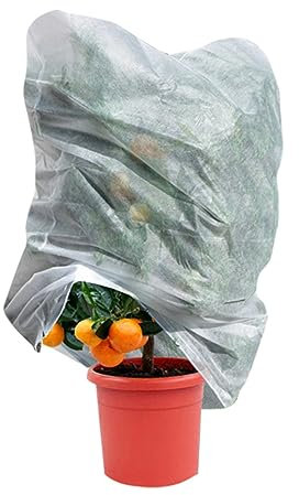 A2ZWORLD Cappuccio Protettivo per Piante e Fiori, Sacco Protezione Alberi Inverno, TNT 17g/m², Protezione antigelo per Alberi e Fiori (1 Pezzi 150X360cm)
