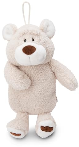 NICI Wärmflasche Bär Bendix 350ml I Kinderwärmflasche Teddybär mit großen, knuffigen Tatzen I Plüschtier für Schmusetierliebhaber I Stofftier – 49447