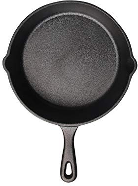 Gjutjärnspanna Gjutjärnspanna Gryta Bästa Heavy Duty Profession Kryddad Pan Köksredskap för stekning Saut Cooking (Storlek: 3-pack) Warm as ever