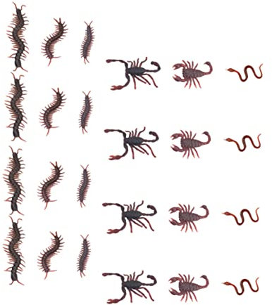 Abaodam 30 STK Halloween-Requisiten-Wurm Kinderteleskop Insektenspielzeug Halloween deko Halloween-Dekoration Spielzeuge Geschenke Bug Requisiten künstlich knifflige Insektenrequisiten