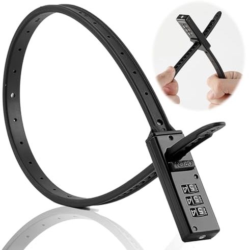 Zahlenschloss Fahrrad, Fahrradschloss Klein Extrem Leichtes, Kabelbinder Schloss mit Zahlencode 3-Stellig, für Helmschloss, E-Scooter Schloss